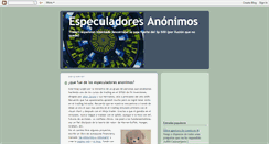 Desktop Screenshot of especuladoresanonimos.blogspot.com