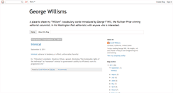 Desktop Screenshot of geowillisms.blogspot.com