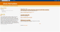 Desktop Screenshot of chrismcfadden.blogspot.com