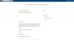 Desktop Screenshot of lgpstcourses.blogspot.com