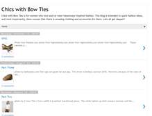 Tablet Screenshot of chicswithbowties.blogspot.com