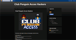 Desktop Screenshot of hackersclubpenguin.blogspot.com