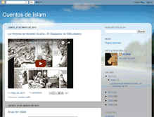 Tablet Screenshot of cuentosdelislam.blogspot.com