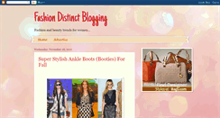 Desktop Screenshot of fashiondistinct.blogspot.com