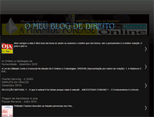 Tablet Screenshot of direitodirecto.blogspot.com