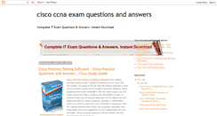 Desktop Screenshot of cisco-ccna-exam-questions-and-answers.blogspot.com