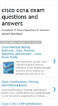 Mobile Screenshot of cisco-ccna-exam-questions-and-answers.blogspot.com