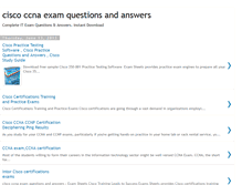 Tablet Screenshot of cisco-ccna-exam-questions-and-answers.blogspot.com