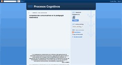 Desktop Screenshot of davidramosprocesoscognitivos.blogspot.com