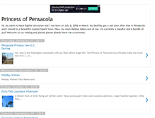 Tablet Screenshot of pensacolaprincess.blogspot.com