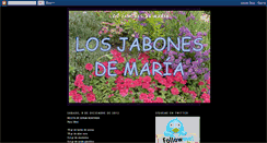 Desktop Screenshot of losjabonesdemaria.blogspot.com