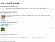 Tablet Screenshot of losjabonesdemaria.blogspot.com