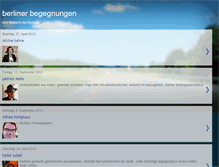 Tablet Screenshot of berliner-begegnungen.blogspot.com