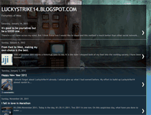 Tablet Screenshot of luckystrike14.blogspot.com