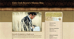 Desktop Screenshot of joshbrownmission.blogspot.com