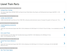 Tablet Screenshot of lioneltrainparts.blogspot.com