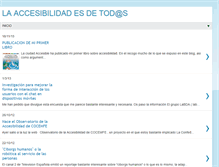 Tablet Screenshot of laaccesibilidadesdetodos.blogspot.com