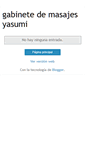 Mobile Screenshot of masajesyasumi.blogspot.com