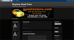 Desktop Screenshot of carsguyana.blogspot.com