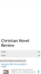 Mobile Screenshot of christiannovelreview.blogspot.com