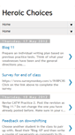Mobile Screenshot of heroicchoices.blogspot.com