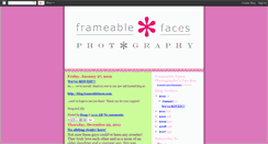 Desktop Screenshot of frameablefaces.blogspot.com