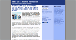 Desktop Screenshot of hairlosshomeremedies.blogspot.com