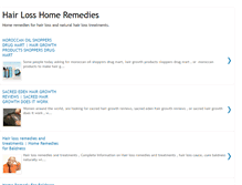 Tablet Screenshot of hairlosshomeremedies.blogspot.com