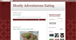 Desktop Screenshot of mostlyadventurous.blogspot.com