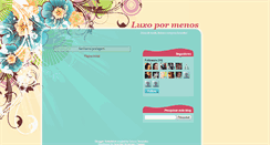 Desktop Screenshot of luxopormenos.blogspot.com
