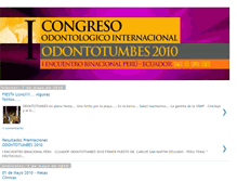 Tablet Screenshot of odontotumbes2010.blogspot.com