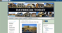 Desktop Screenshot of daybreaktoday.blogspot.com