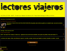 Tablet Screenshot of lectoresviajeros.blogspot.com