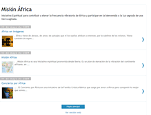 Tablet Screenshot of misionafricamision.blogspot.com