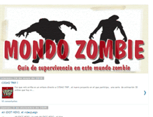 Tablet Screenshot of mondozombie.blogspot.com