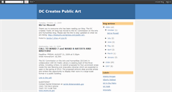 Desktop Screenshot of dcpublicart.blogspot.com