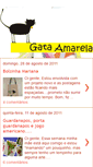 Mobile Screenshot of gataamarela.blogspot.com