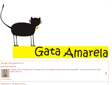 Tablet Screenshot of gataamarela.blogspot.com