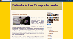 Desktop Screenshot of falandosobrecomportamento.blogspot.com