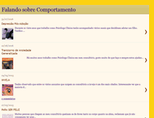 Tablet Screenshot of falandosobrecomportamento.blogspot.com