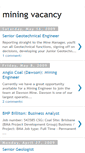 Mobile Screenshot of miningvacancy.blogspot.com