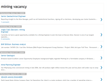 Tablet Screenshot of miningvacancy.blogspot.com