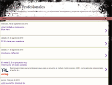 Tablet Screenshot of metaversosprofesionales.blogspot.com