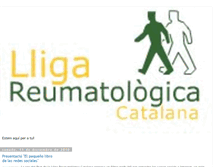 Tablet Screenshot of lligareumatologica.blogspot.com