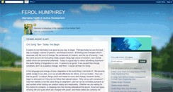 Desktop Screenshot of ferolhumphrey.blogspot.com