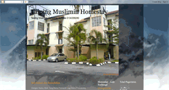 Desktop Screenshot of homestaymuslimintaiping.blogspot.com