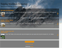 Tablet Screenshot of homestaymuslimintaiping.blogspot.com