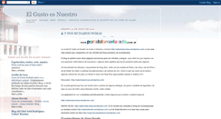 Desktop Screenshot of el-gusto-es-nuestro.blogspot.com