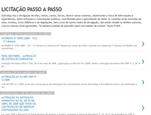 Tablet Screenshot of licitapassoapasso.blogspot.com