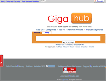 Tablet Screenshot of gigahub.blogspot.com